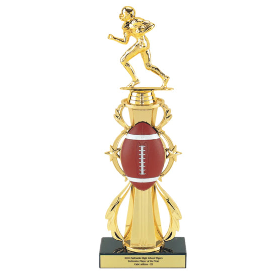 3D Sport Ball Star Trophy - Football - Nothers