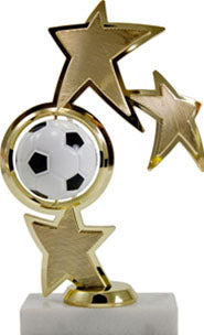 Trophy with Sport Ball Spinner