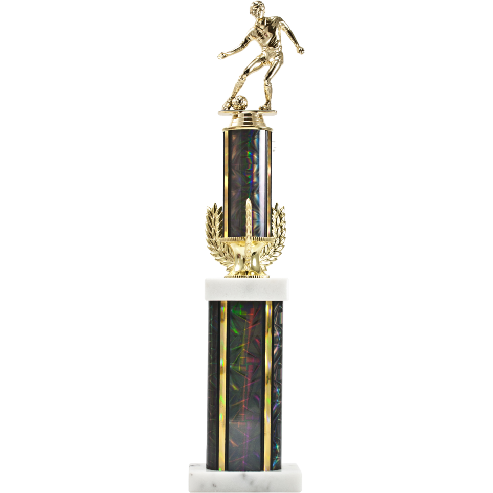2 Tier Tri-Wreath Trophy - 18" - Nothers
