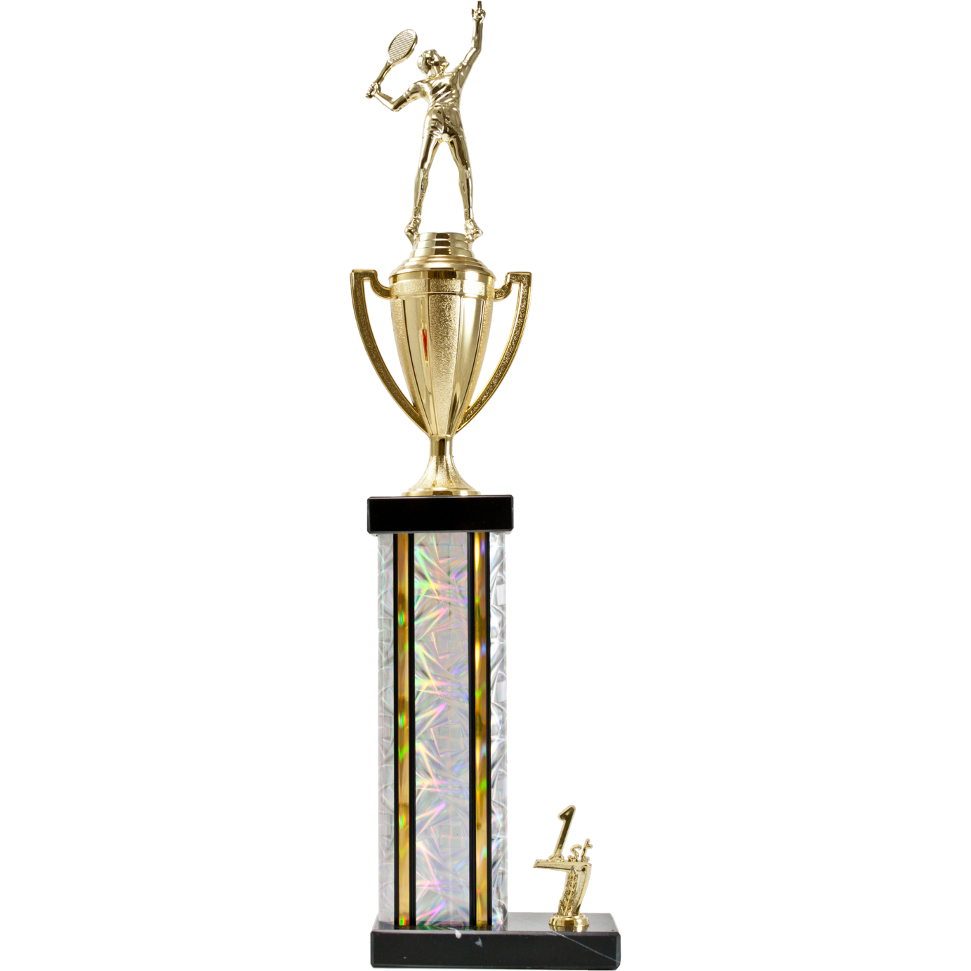 Trophy with Cup and Rectangular Column - Default Title - Nothers