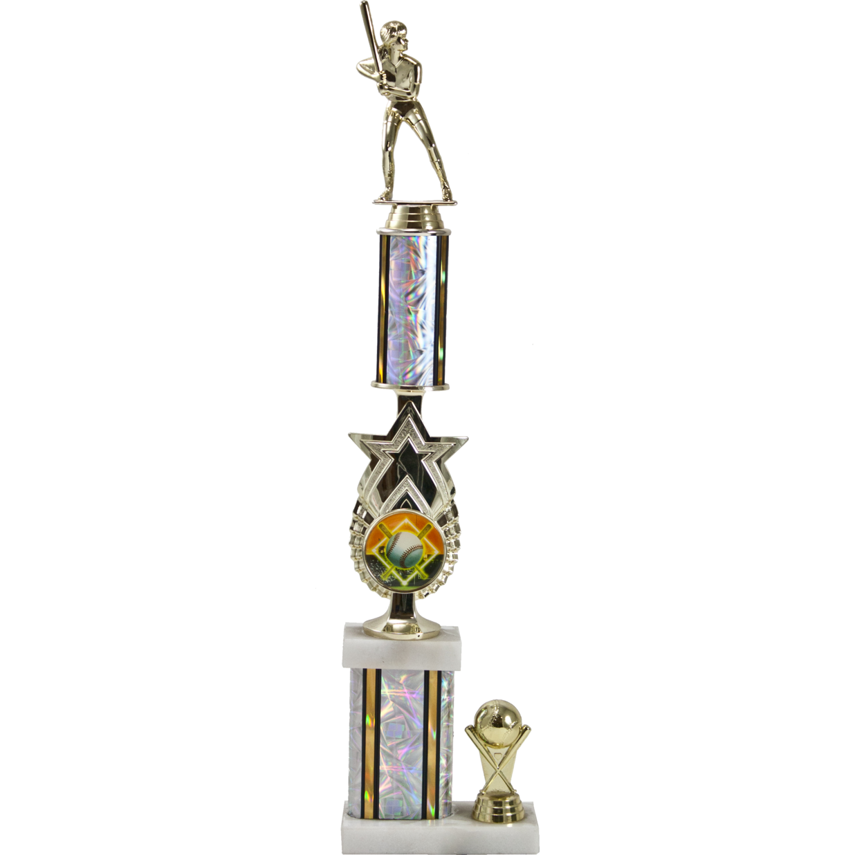 2 Tier Trophy with Star Riser - 21" - Nothers