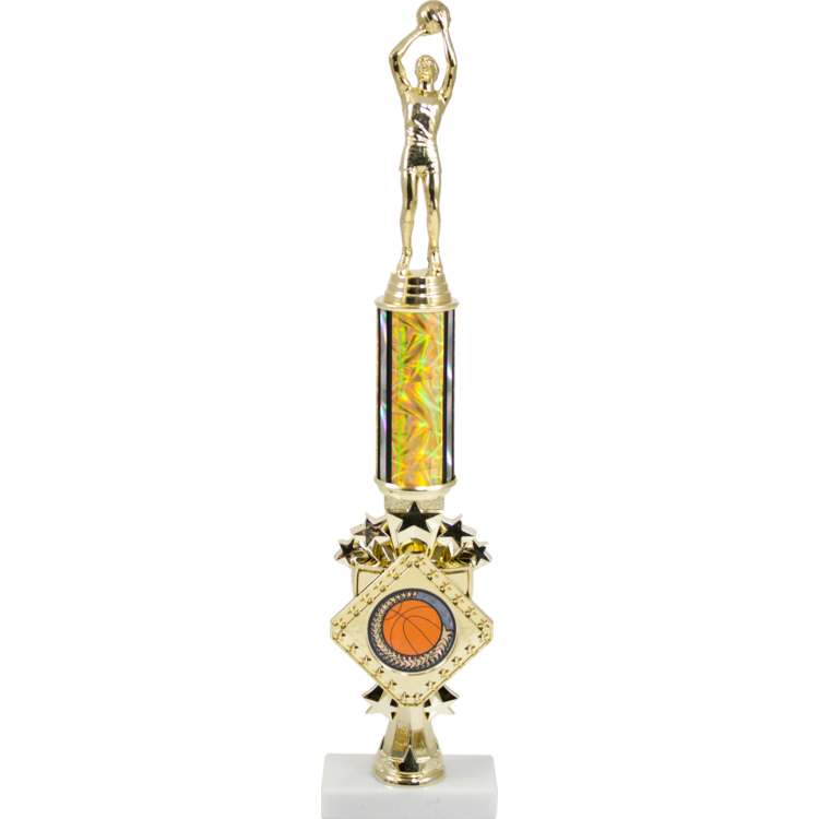Diamond Series Riser Trophy on Marble Base