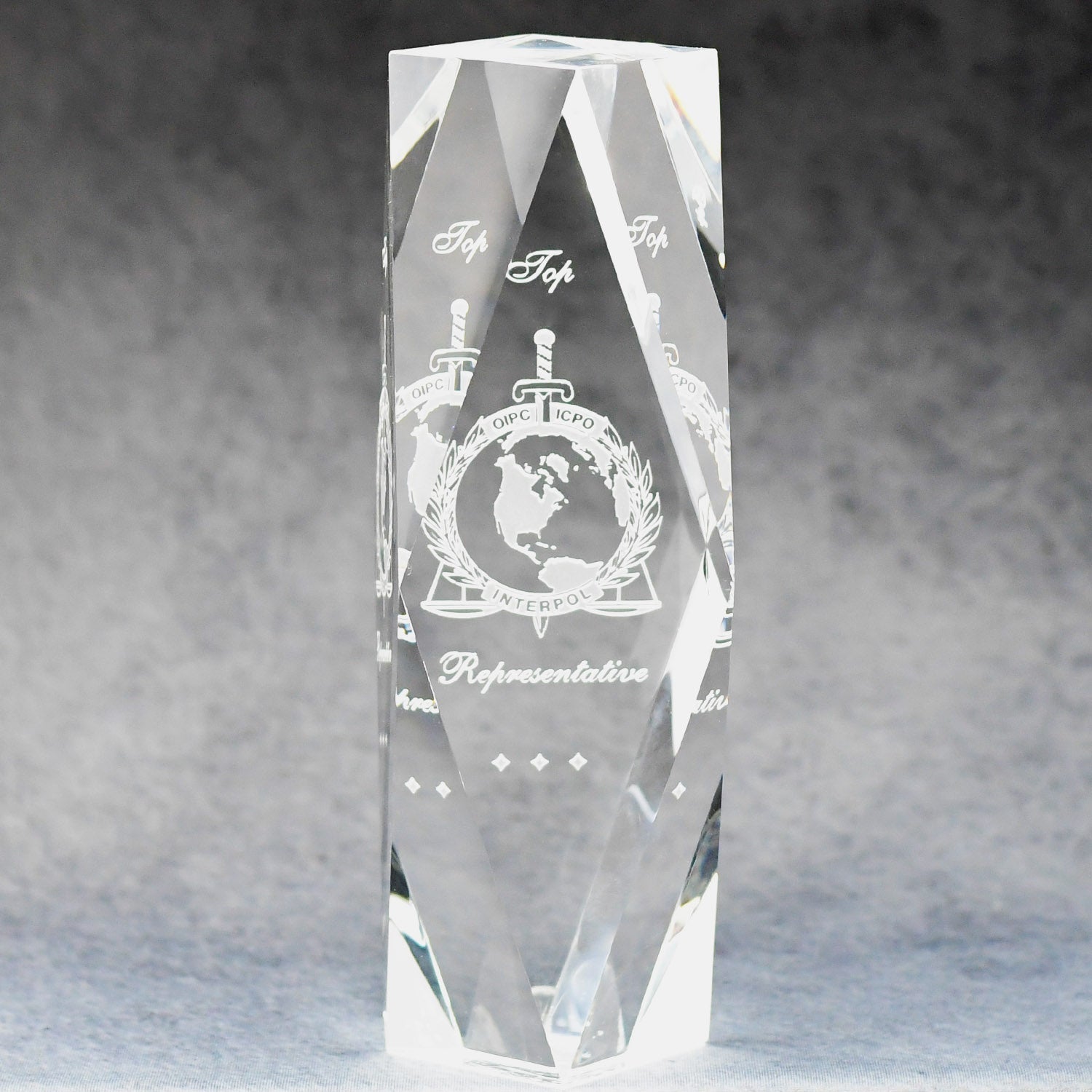 Multi-Faceted Crystal Tower Award