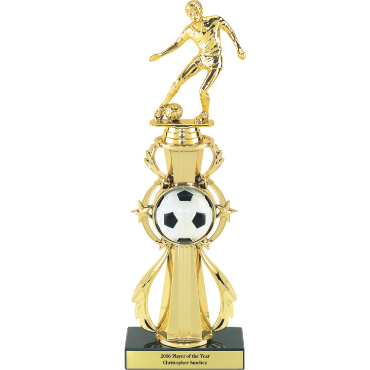 3D Sport Ball Star Trophy - Soccer - Nothers